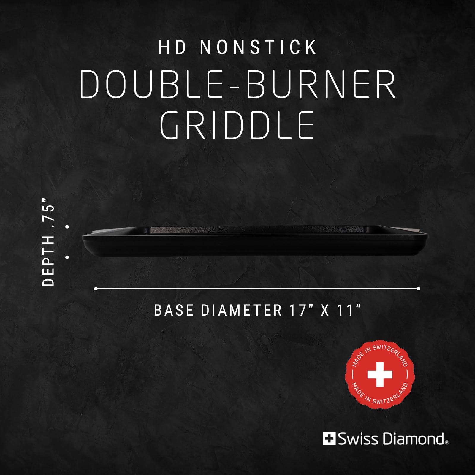 Amazon.com: Swiss Diamond HD Classic Nonstick Double Burner